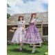 Twilight Crush Grape Pastoral Song Skirt Salopette JSKs(Reservation/3 Colours/Full Payment Without Shipping)